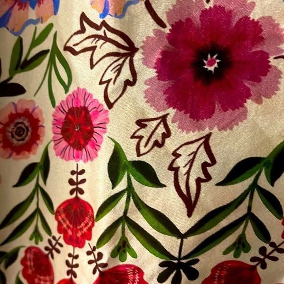 NWT/Johnny Was Gorgeous 100% Silk Flower Panya reversible Kimono w/ pockets.XL - Picture 9 of 17